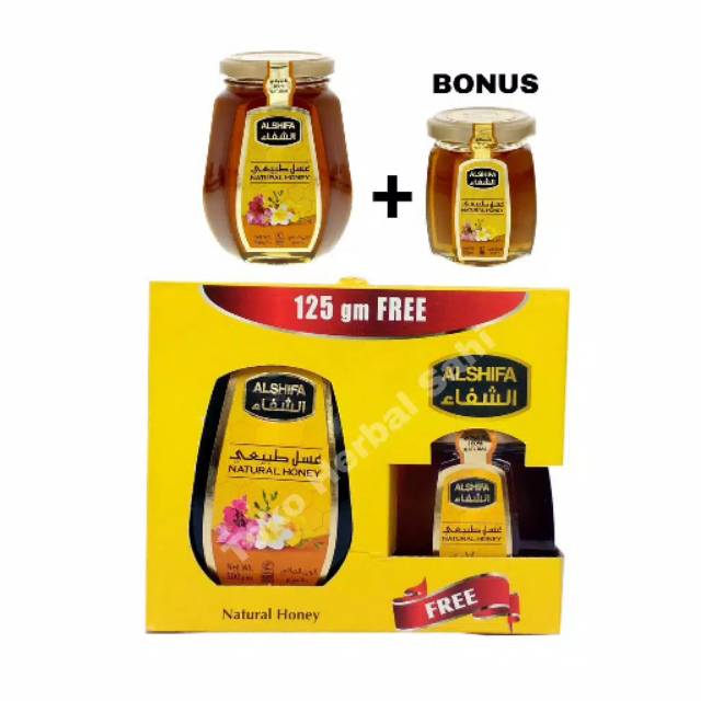 

Paket hebat madu al syifa al shifa 500gr free 125gr