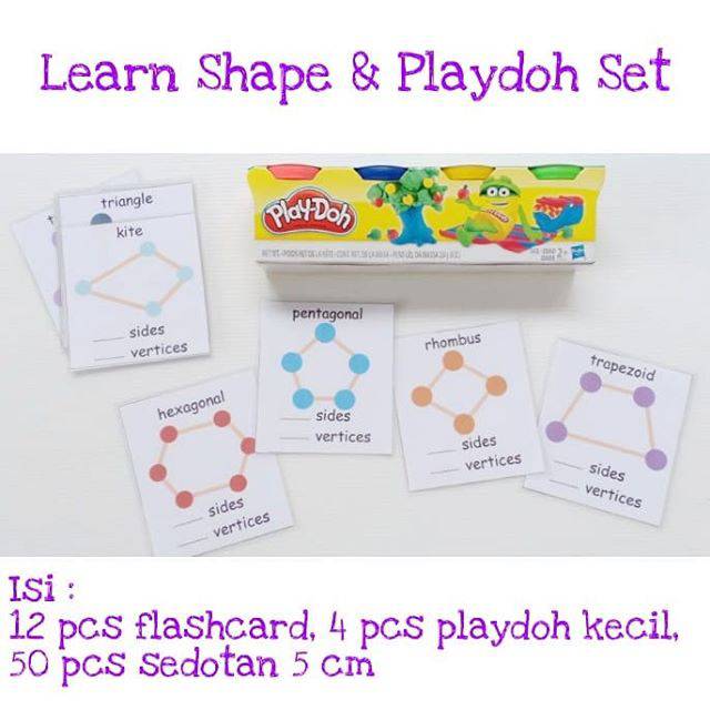 LEARN SHAPES & PLAYDOH SET
