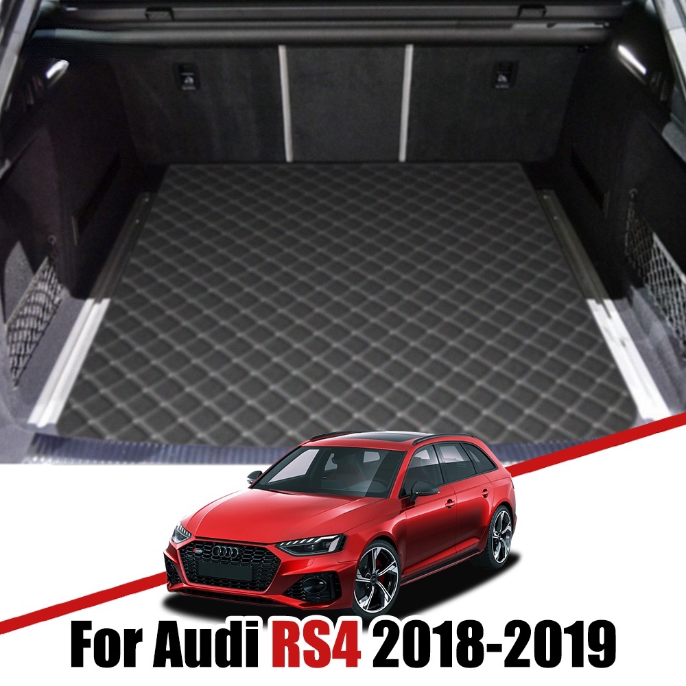 Pad Cover Bagasi Mobil Bahan Kulit Untuk Audi RS4 2018 2019