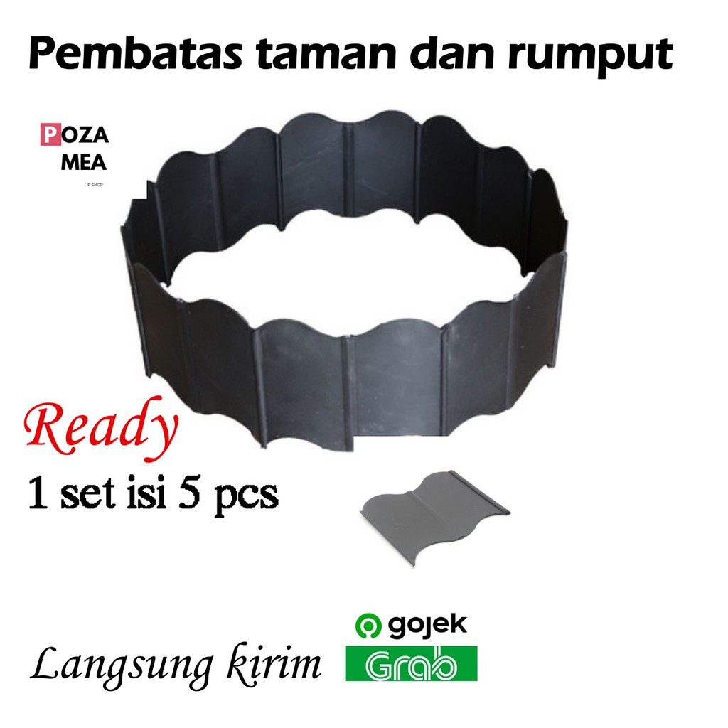 Jual 1 Set Pagar Pembatas Rumput Dan Taman Bahan Polypropyle Untuk Tanaman Shopee Indonesia 