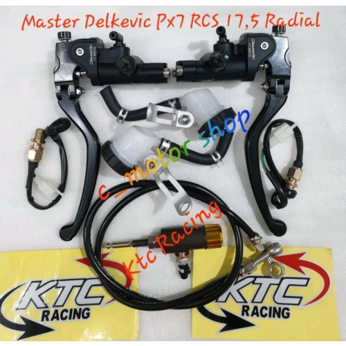 Dijual Sepaket Kopling Hidrolik Master Rem Delkevic PX7 Radial RCS17.5 Original Made In Thailand Sel