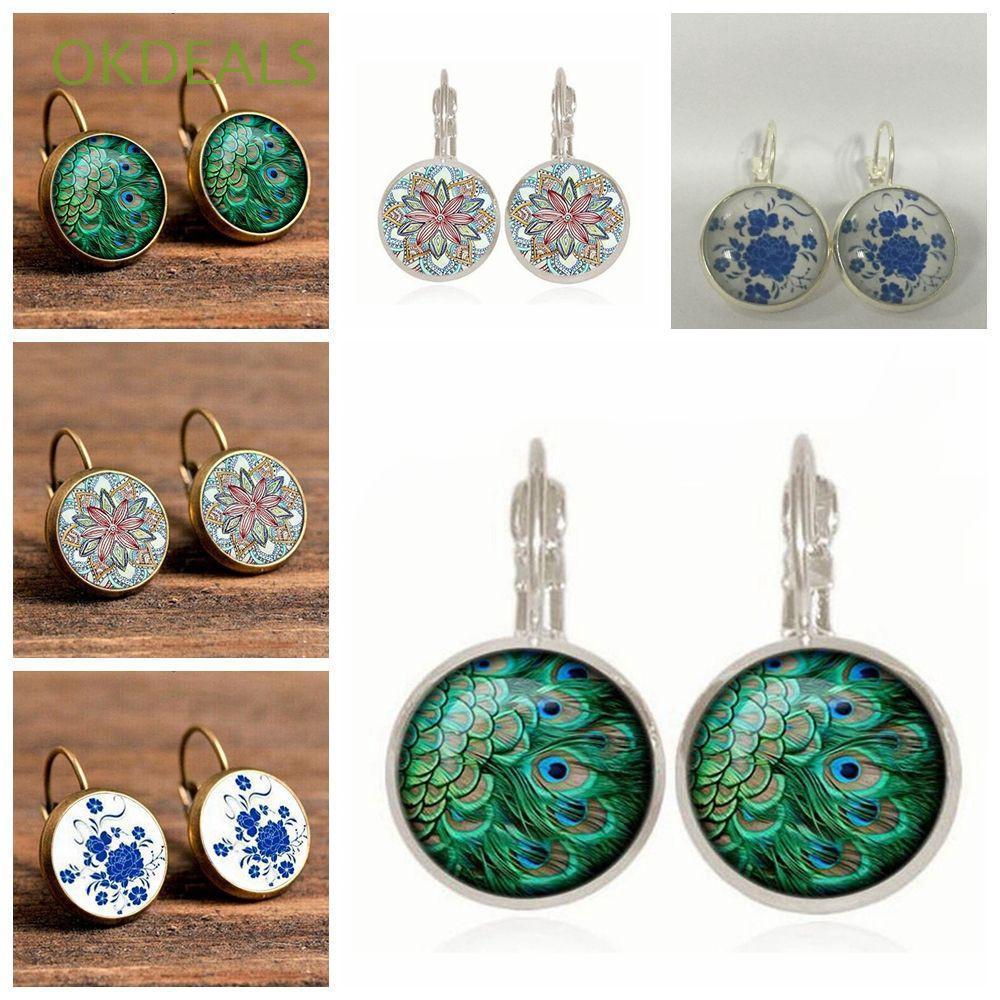 1 Pasang Anting Gantung Aksen Imitasi Bentuk Tetesan Air 