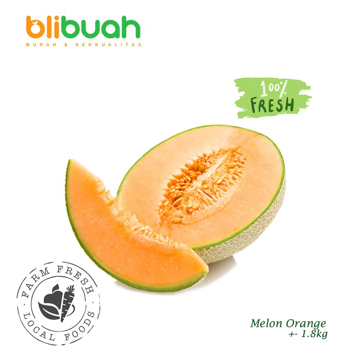 Melon Merah SEGAR / Rock Melon / Red Melon / Buah Melon / Buah Segar
