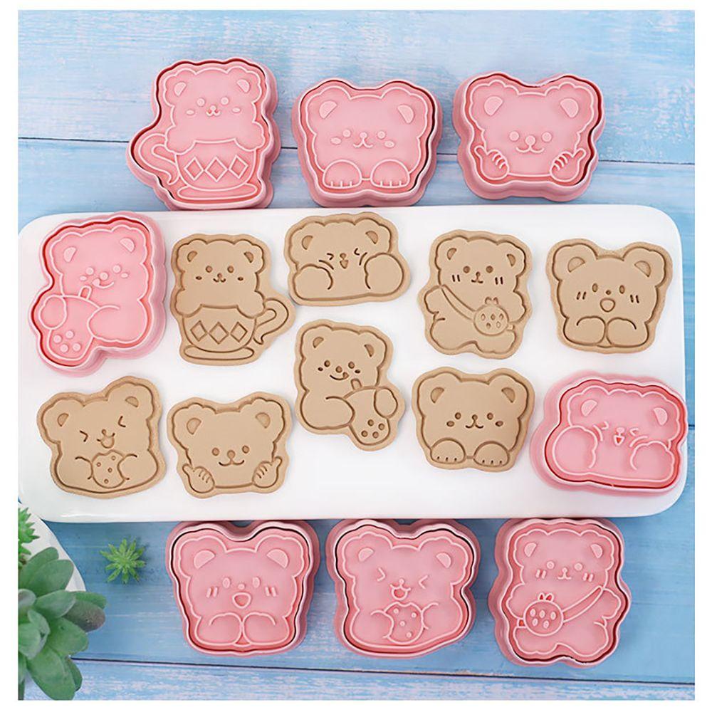 Suyo 8Pcs / set Cetakan Kue / Biskuit DIY Bahan Plastik