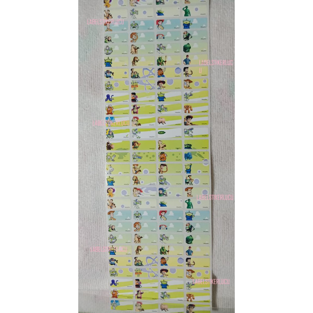 

Sticker Label Motif Toy Story (isi 120pcs) variasi gambar