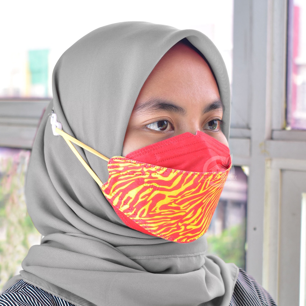 Masker Sensi Convex Mask 4-Ply Earloop Tiger Year 20 Pcs / 1 Box