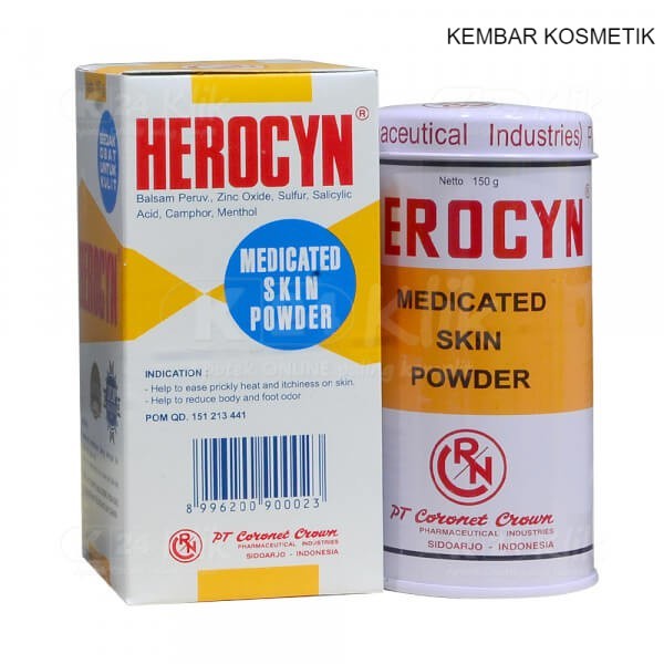 HEROCYN BEDAK TABUR UNTUK OBAT KULIT ISI 150 GRAM