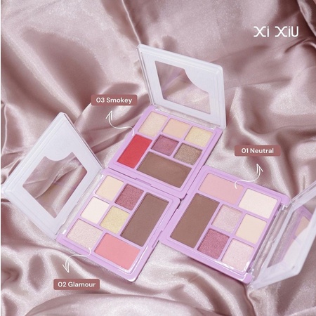 Xi Xiu Divine Face Palete | Eyeshadow Blush On Highlighter Contour Palete