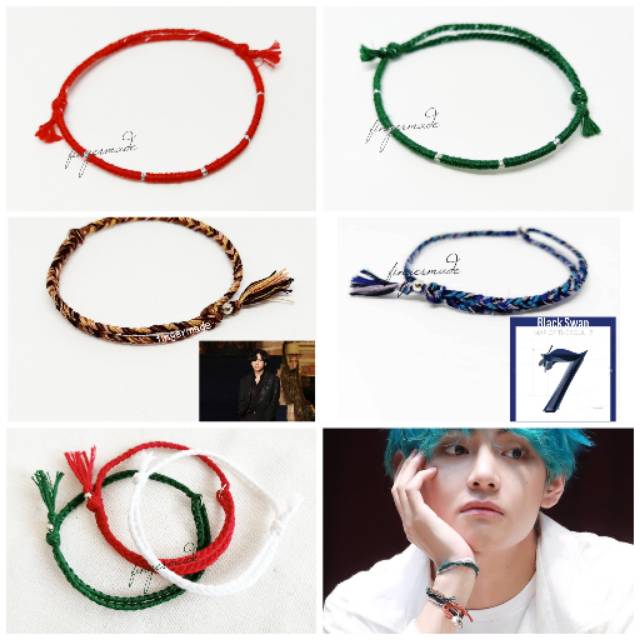 FINGERMADE GELANG  BTS V TAEHYUNG Shopee  Indonesia