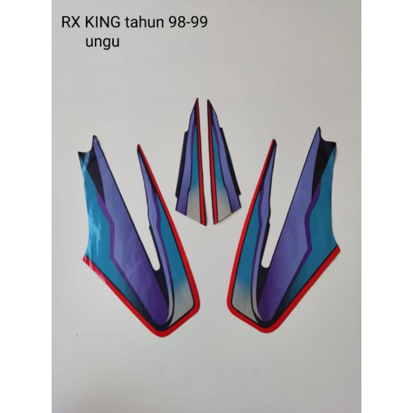 striping motor RX King tahun 1998 dan 1999 warna ungu