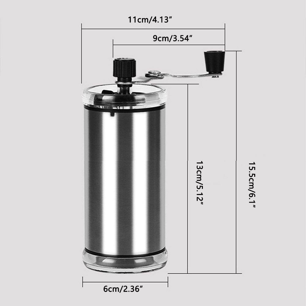 Suyo Alat Penggiling Kopi Manual Mini Handmade Bahan Stainless Steel