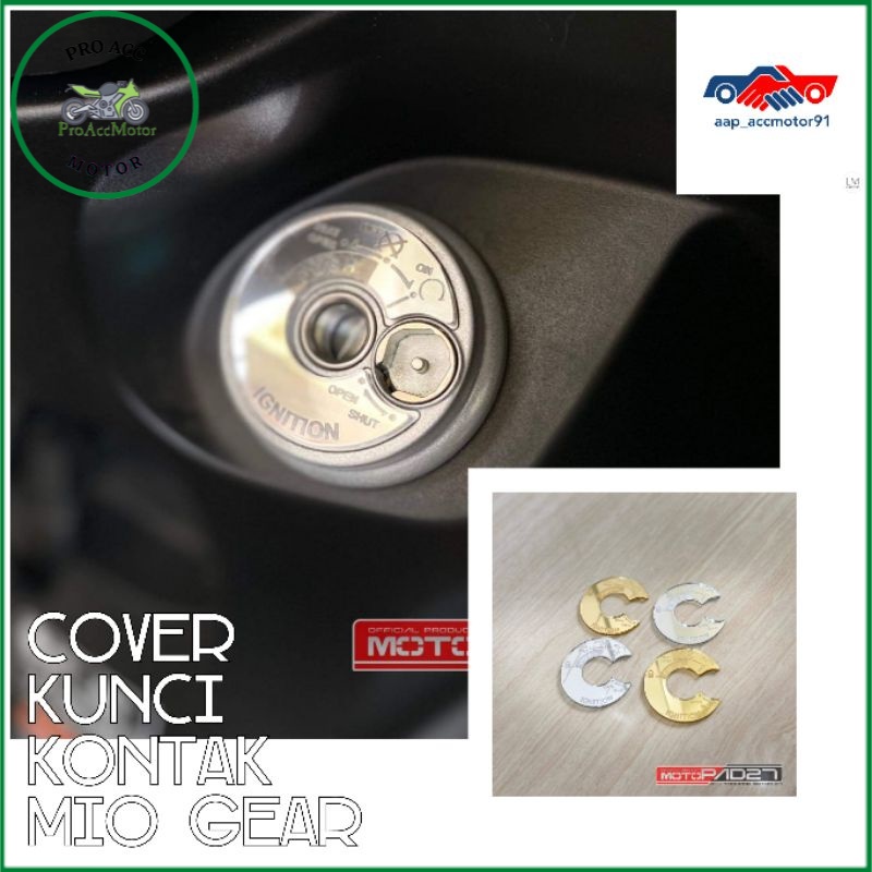 (COD) cover kunci kontak yamaha MIO GEAR akrilik premium Bisa COD