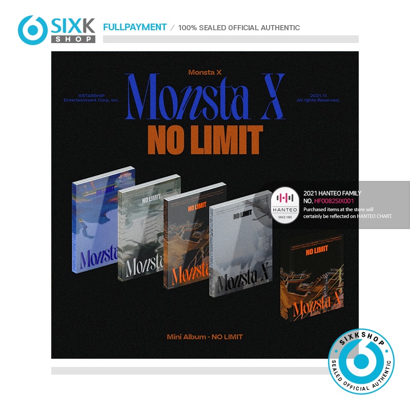 (SET) MONSTA X - Mini Album NO LIMIT