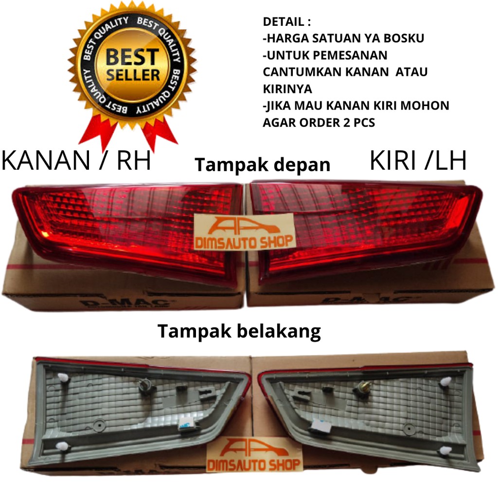 reflektor bagasi avanza grand xenia grand 2016 up