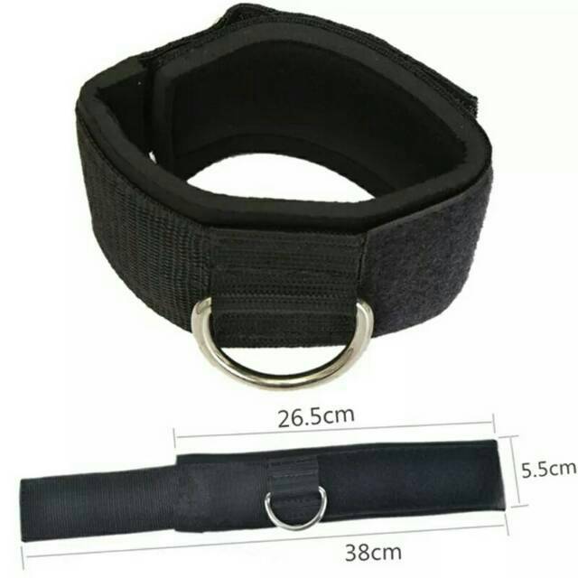 Sepasang Strap kaki gym latihan angkat beban