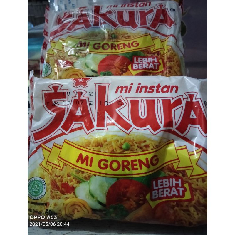 

paket mie goreng sakura/mie instan( dpt 5pc )