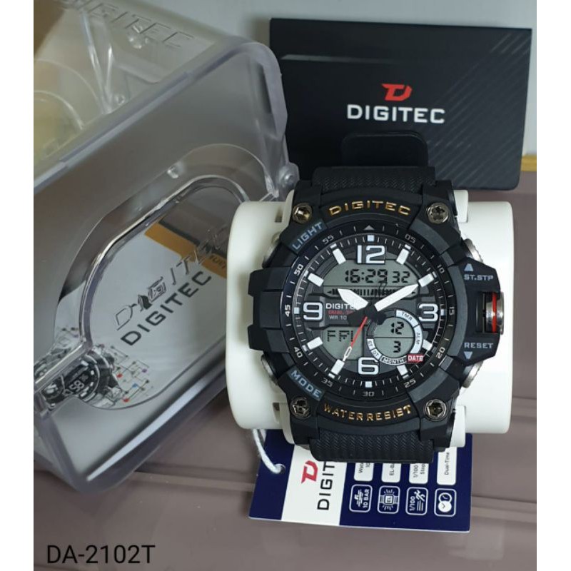 Jam Tangan Pria DIGITEC DG-2101T Original Strap Rubber Garansi Resmi 1 Tahun