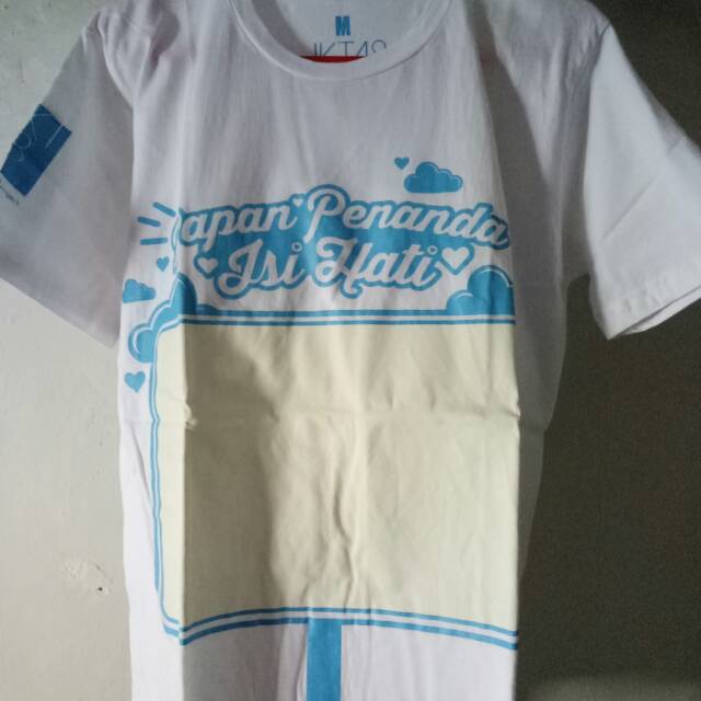

T-shirt officials "papan penanda isi hati" limited edition