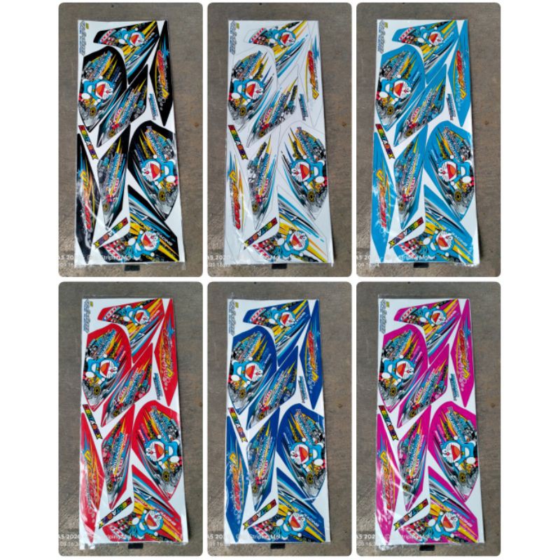 (COD) STRIPING NEW VIXION LIGHTING LIGHTNING DORAEMON