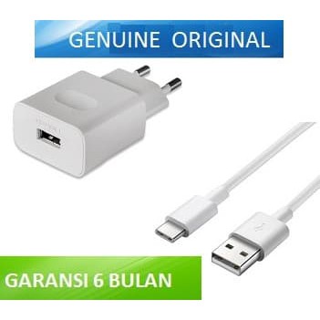 Charger Fast HUAWEI Charger HW-059200EHQ with USB Type-C Cable Original100%asli