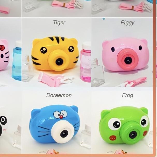 ☪ Mainan Camera Bubble Kamera Gembung Gelembung Elektrik Bubble Spiderman Bubble Hello Kitty ❃