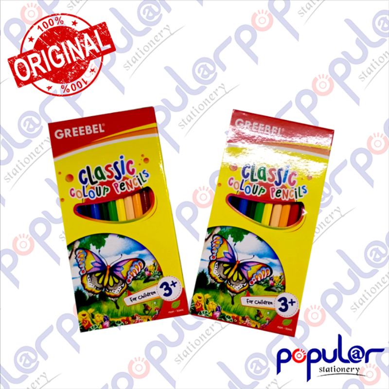 

Pensil Warna Greebel 12C Clasic Panjang