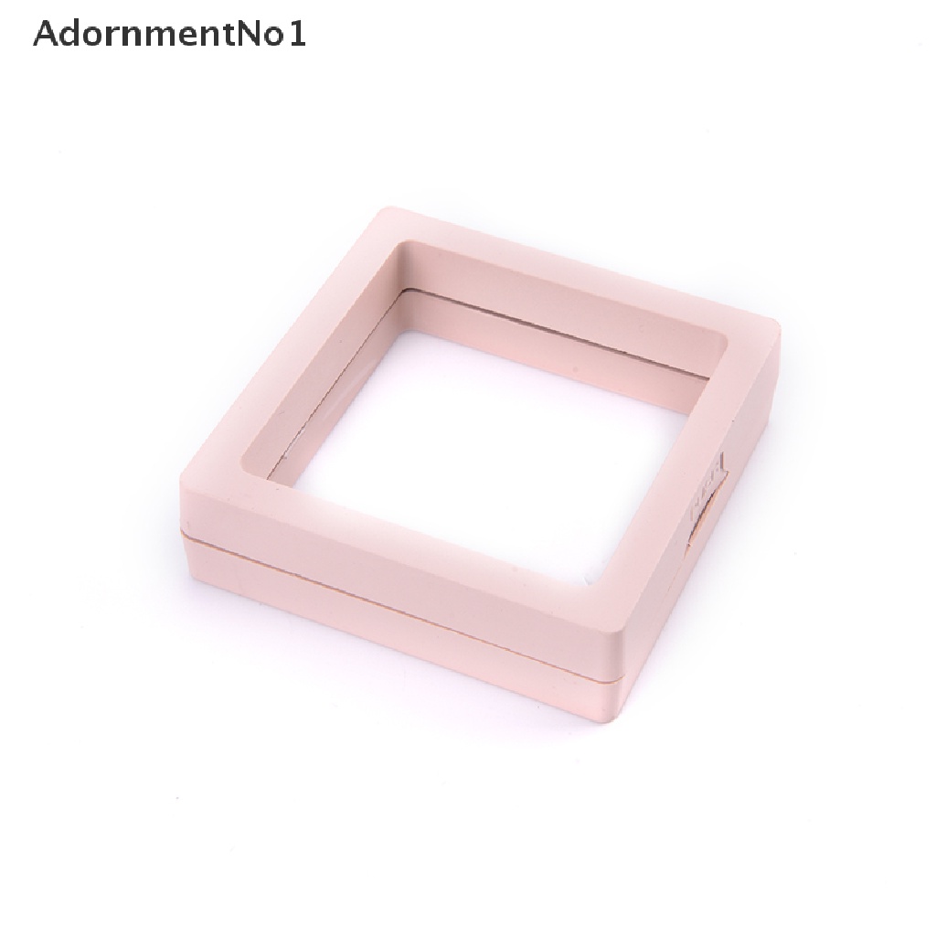 [AdornmentNo1] PE Film Brooch Coin Gems Jewelry Dustproof Suspended Floating Ring Storage Box [new]