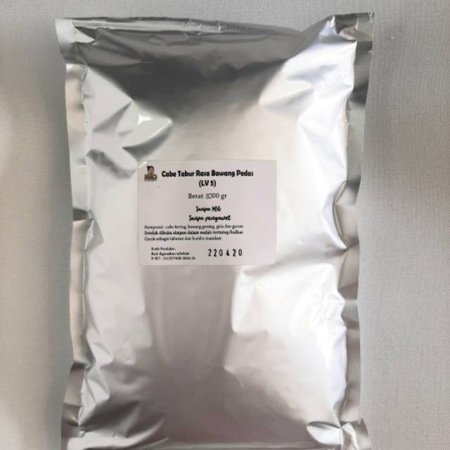 

SSO CABE TABUR RASA BAWANG ( LV 5 ) - KEMASAN EKONOMIS 1 KG
