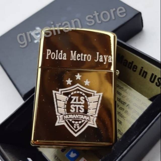 Zippo zls sts nusantara custom logo tulisan nama gambar ukir grafir club pt