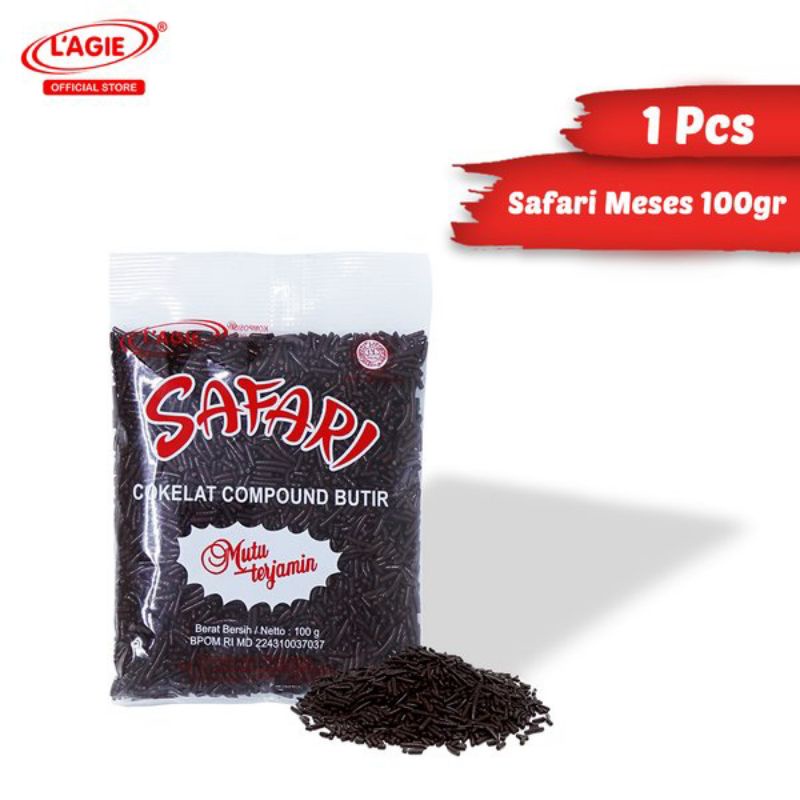 L'AGIE Safari - Meses Cokelat Bermutu - 100g Meises