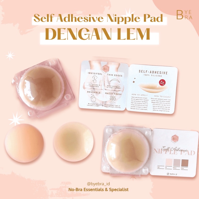 Jual Bye Bra NIPPLE PAD Self adhesive nipple pad/ nipple pad dengan