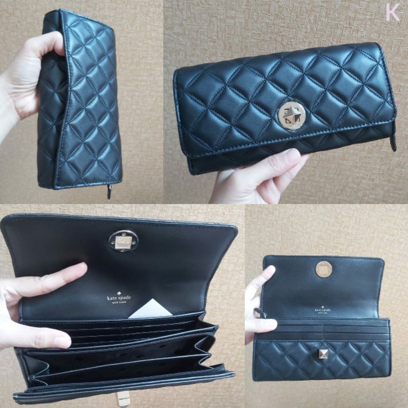 kate spade natalia turnlock flap wallet