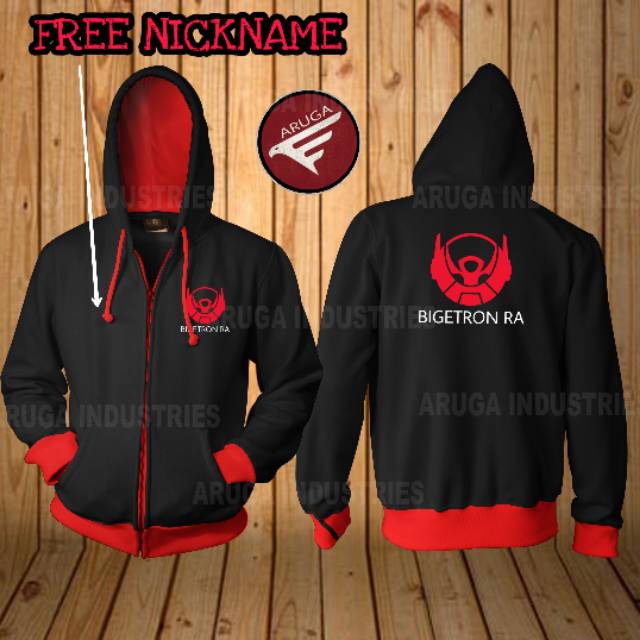 Jaket Hoodie Zipper Gaming Bigetron RA | Shopee Indonesia