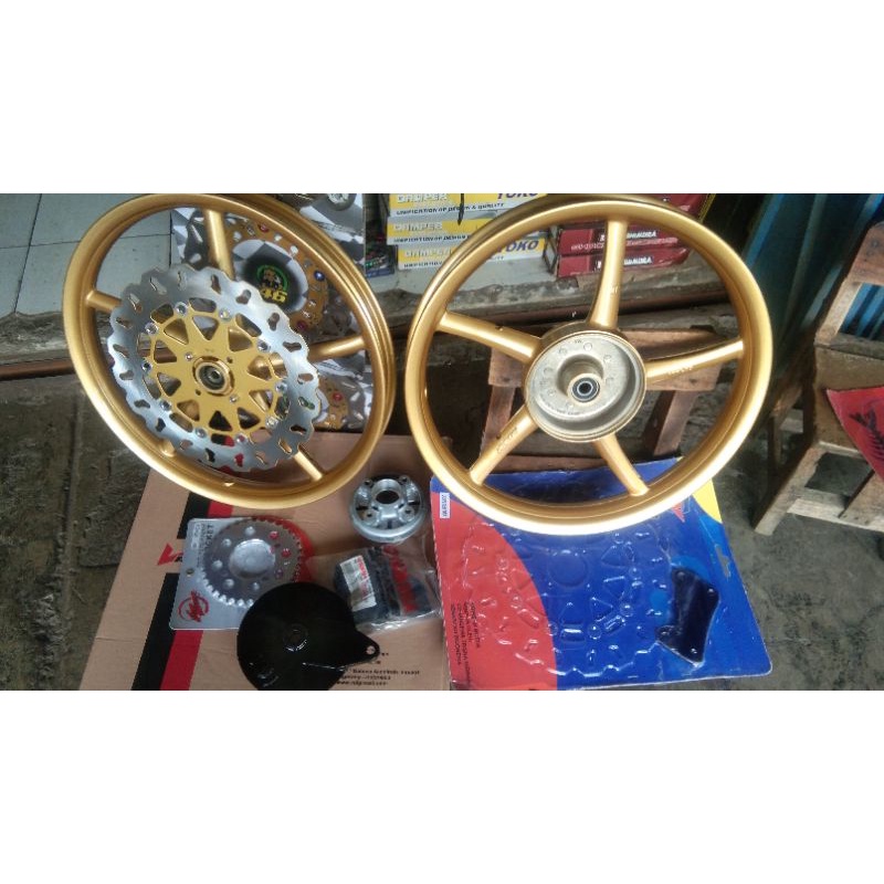 Velg Vrossi copy rcb bisa ke mega pro,,,versa,,,tiger