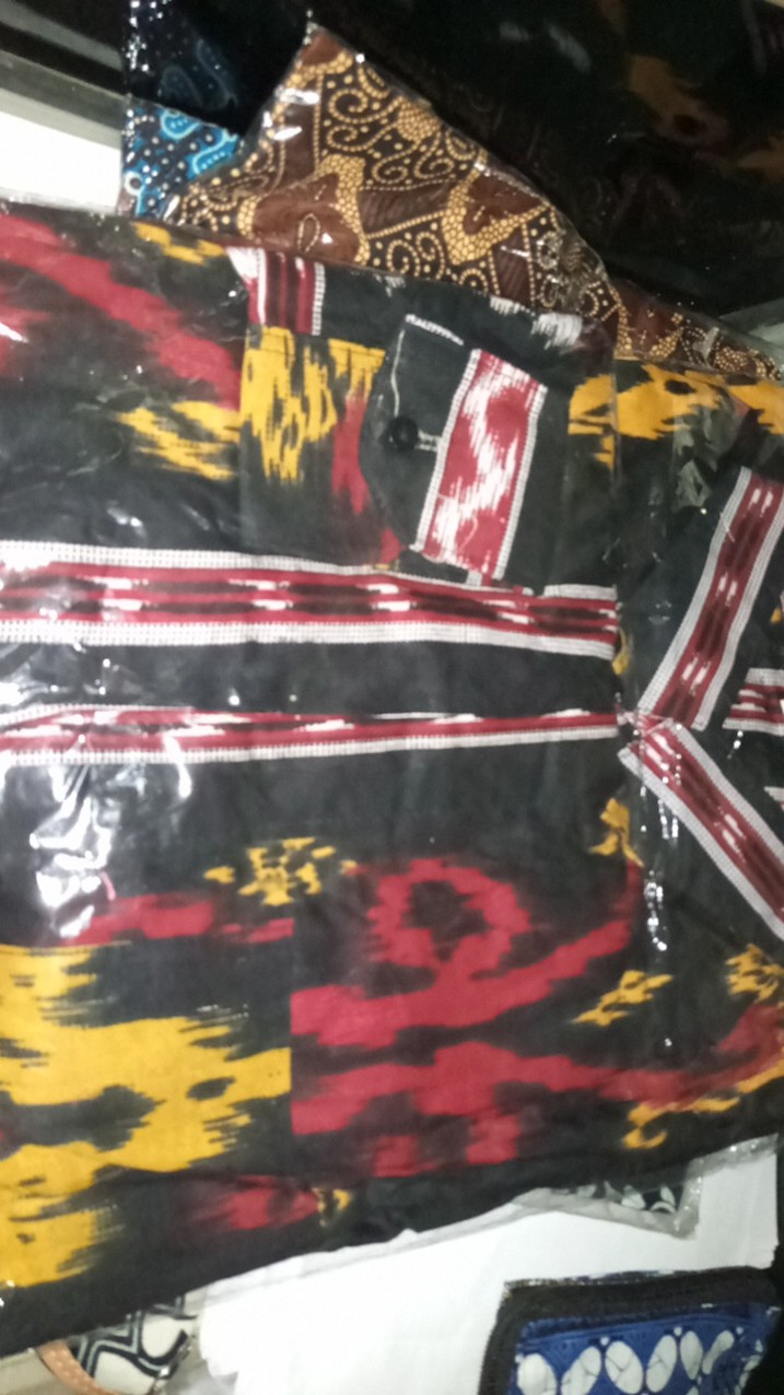 Bac021 New Kemeja Batik Pria Lengan Panjang 848vo Kemeja Pilot Pangkat Pdl