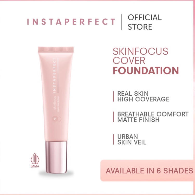 Instaperfect SKINFOCUS  Cover Foundation With 360 Urban Protection Spf 40 PA+++