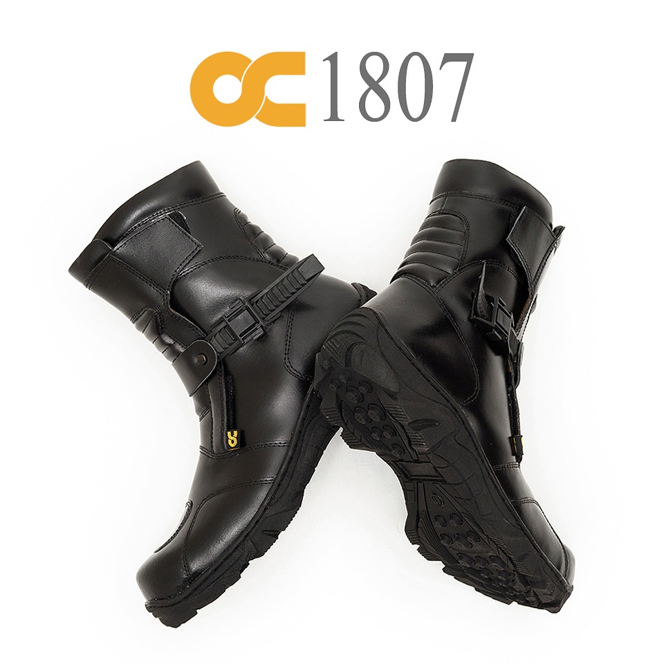 BOOTS SAFETY SEPATU TRING BIKERS RIDING MOTOR OC 1807 SEPATU KULIT