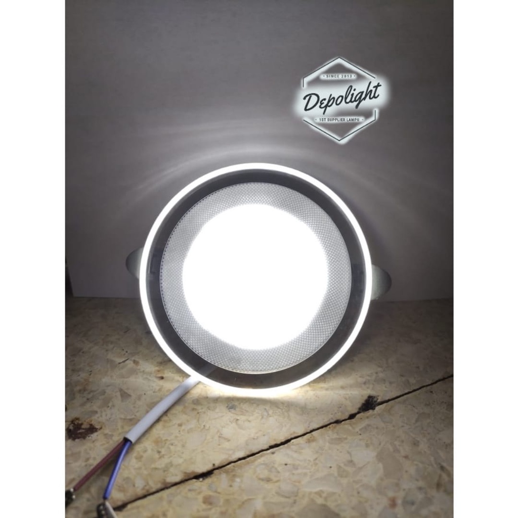 LAMPU DOWNLIGHT 8 WATT 1 LAMPU 3 WARNA BODY BENING / LAMPU PLAFON LED