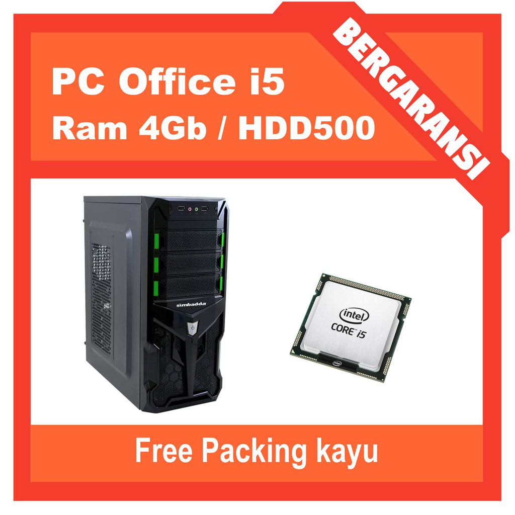 PC office / Kantoran / UNBK murah PC INTEL CORE I5