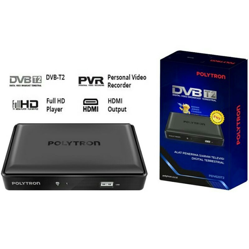 DVB T2 SET TOP BOX POLYTRON PDV620T2/STB POLYTRONE PDV620T2/POLYTRON SET TOP BOX