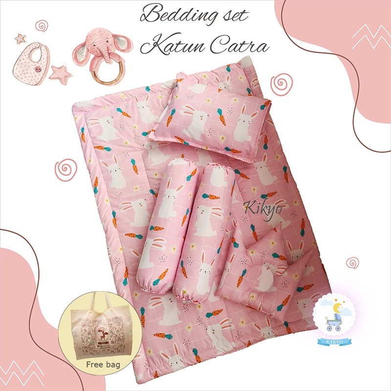 Bedding set baby bunny / bedding set bayi / bed set bayi / selimut bayi / bedcover bayi