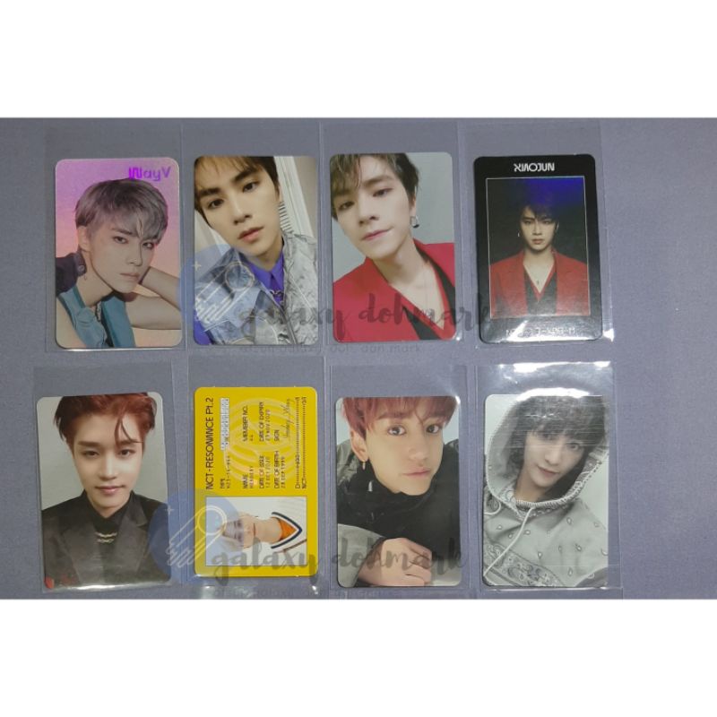 OFFICIAL PHOTOCARD ID CARD ACCESS CARD NCT WAYV | XIAOJUN YANGYANG LUCAS HENDERY TAEIL
