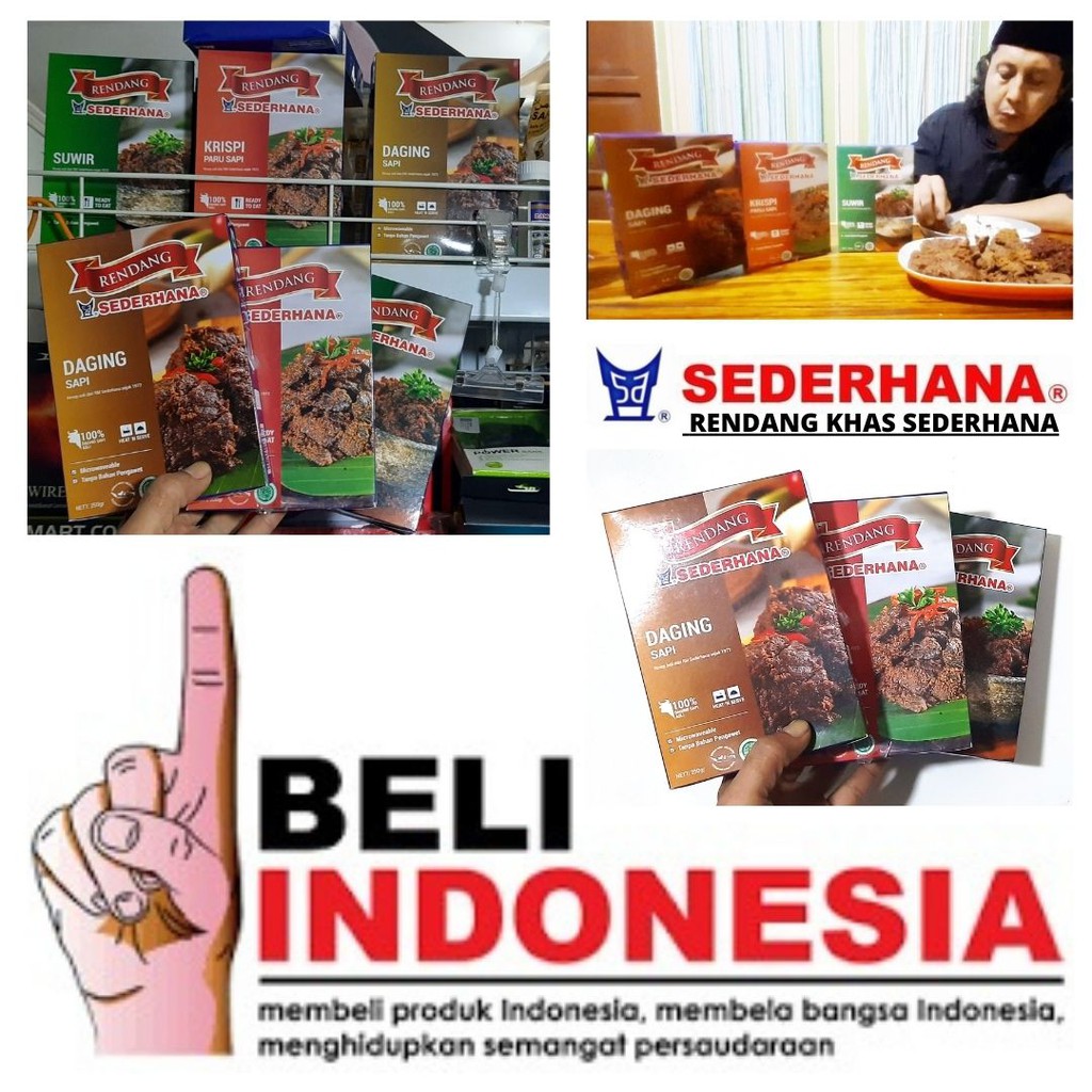 Rendang Daging Sapi RM Sederhana Halal 119101