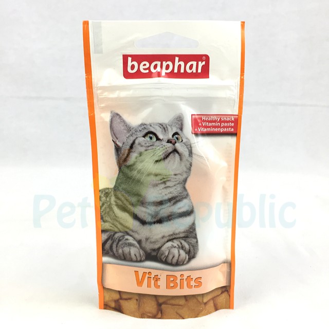 

BEAPHAR Snack Kucing Cat Treat VITAMIN BITS 35gr