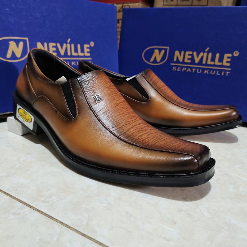 Sepatu Kantoran Pantofel Pria Kulit Asli Cocok Buat Acara Formal/Pantopel Kulit Asli Full 100% NV22