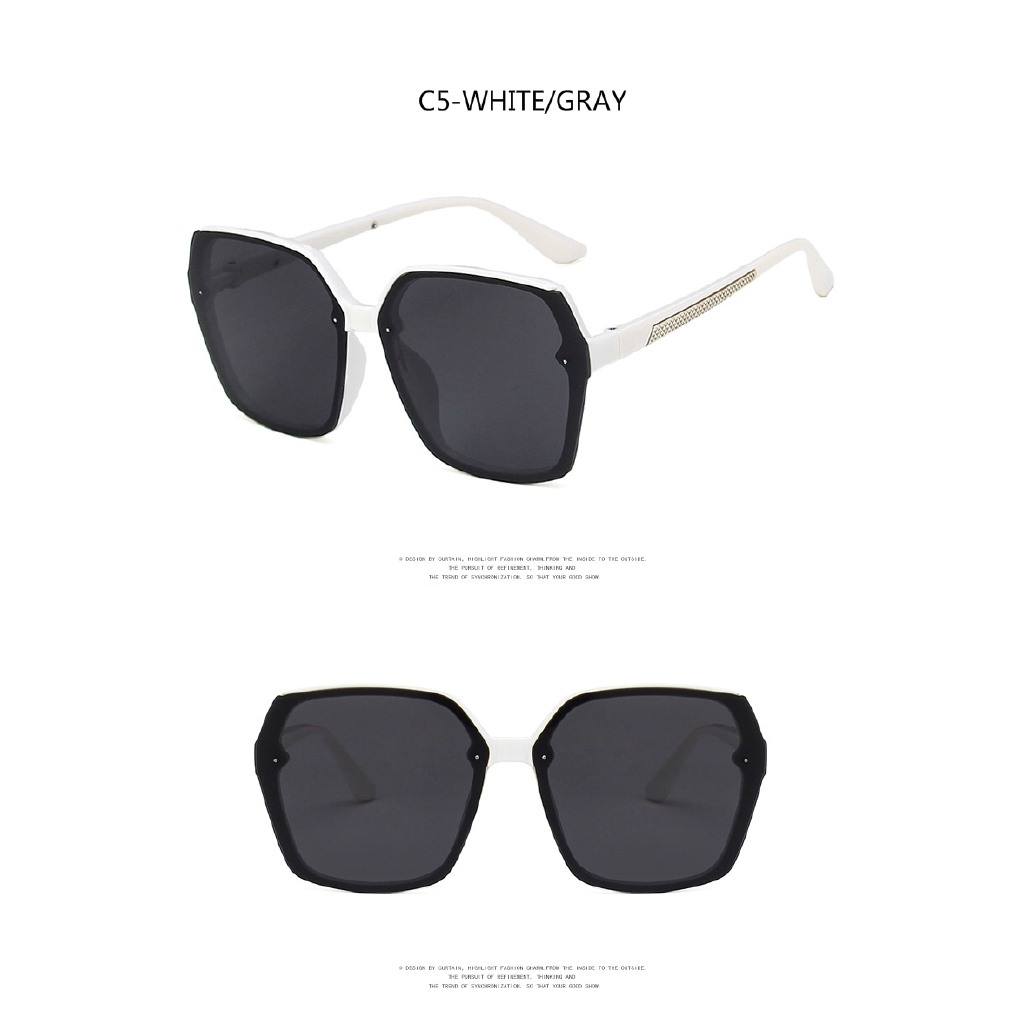 M nail square large frame Korean trend 2020 new temperament wild men and women sunglasses