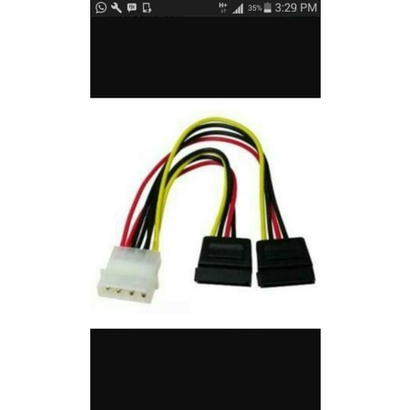 kabel power sata cabang 2 #