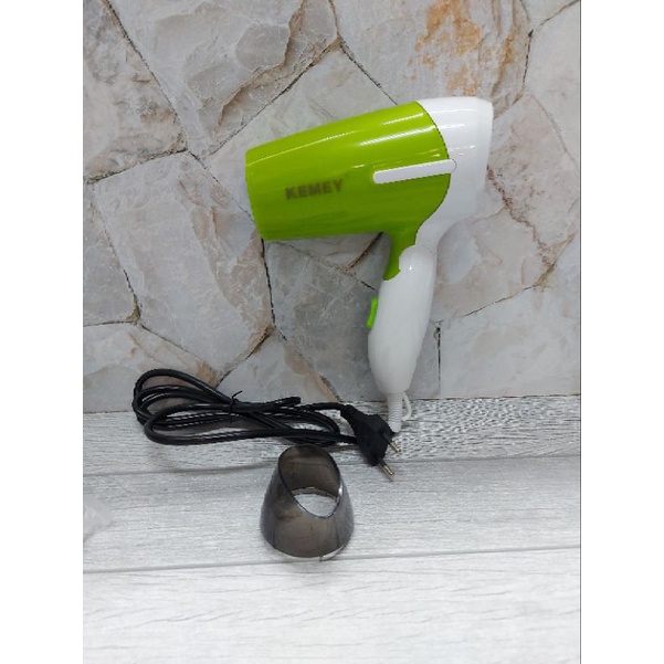 Hairdryer Lipat Travel 1200W Hair Dryer Kemey KM 6830 ORIGINAL