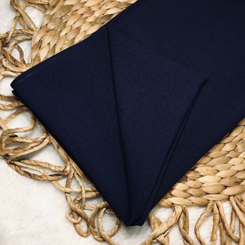 (High Quality) Vinderu Pashmina Diamond 150x75 Premium Import hijab / kerudung-NAVY