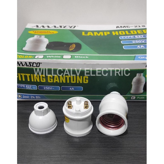 FITING GANTUNG AMASCO / FITING LAMPU GANTUNG AMASCO E27